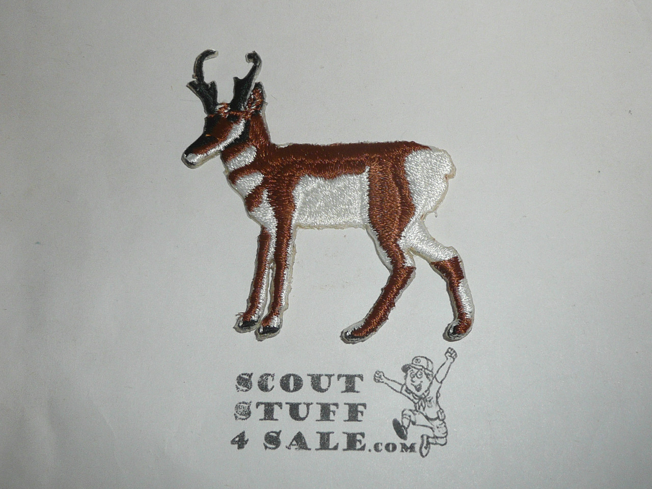 Wood Badge Cut Out Antelope Patch