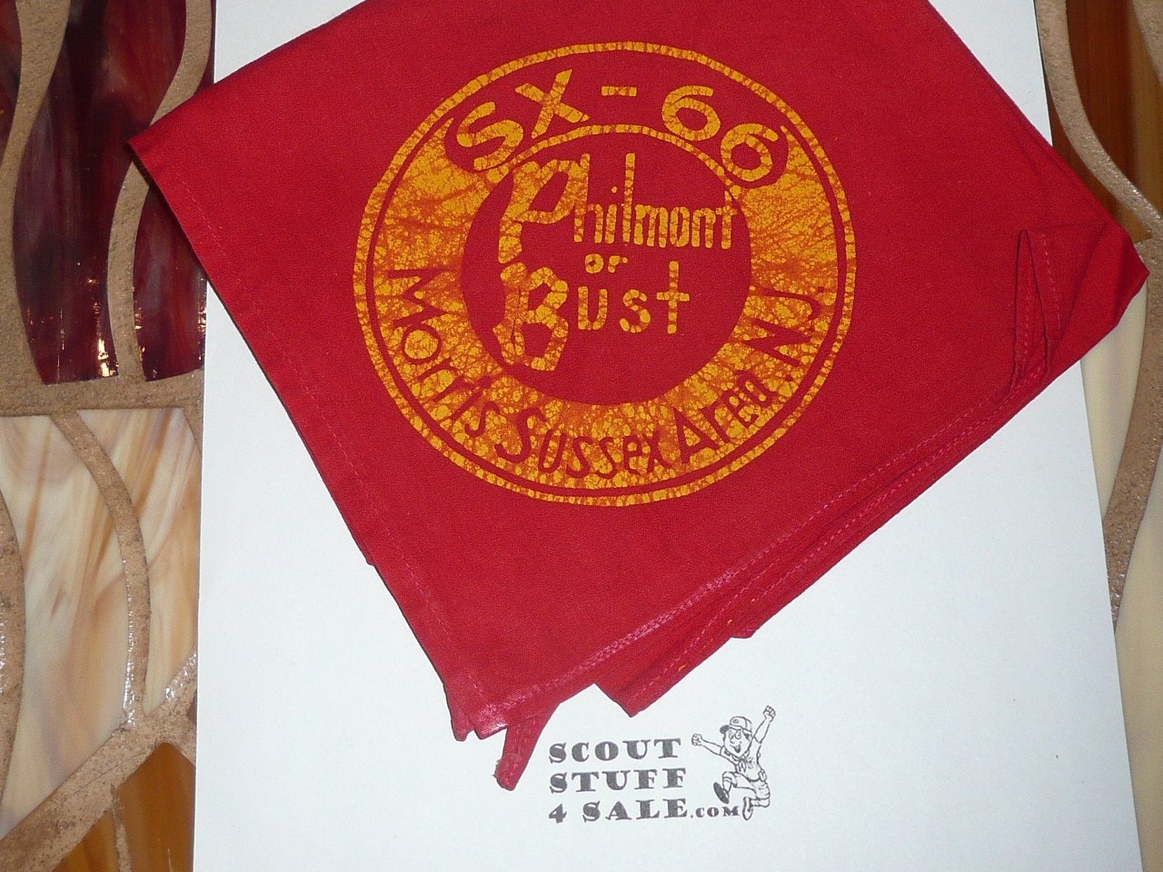 Philmont Scout Ranch, Morris-Sussex Area Council NJ 1966 Contingent Neckerchief