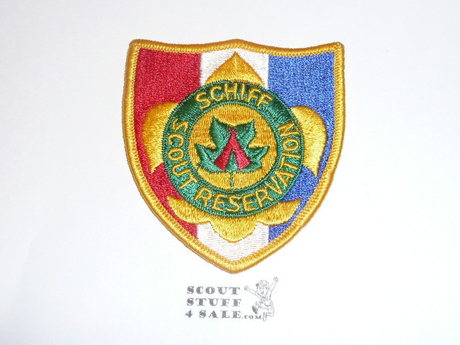 Schiff Scout Reservation, Shield Patch, used
