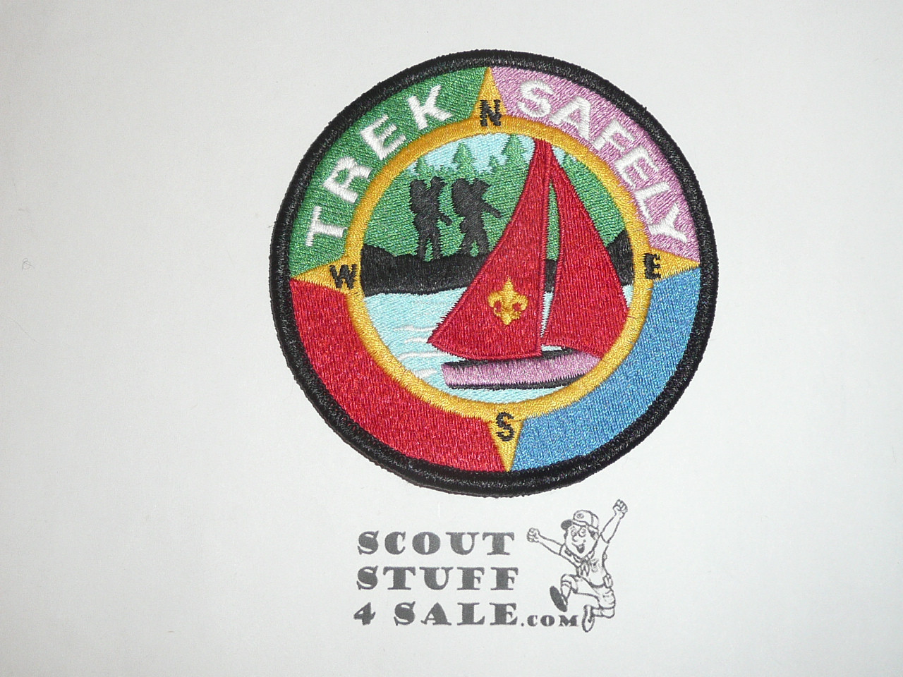 Trek on Safely Patch, Boy Scouts of America