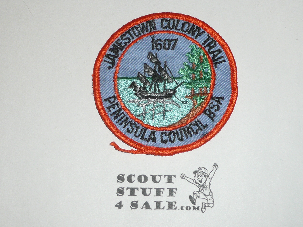Jamestown Colony Trail Hike Patch, Peninsula Council