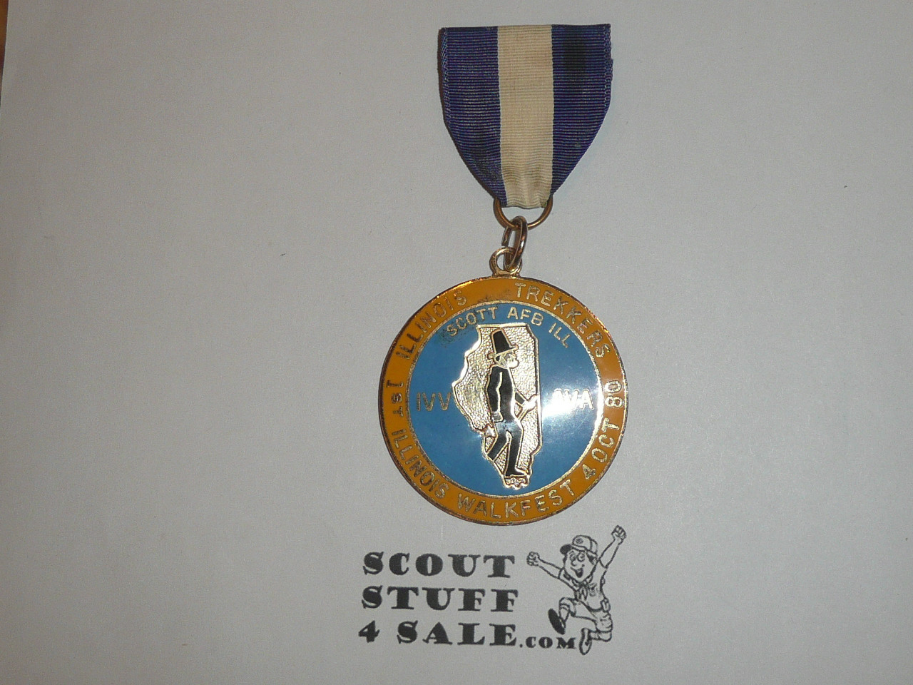 Illinois Trekkers 1980 Walkfest Medal