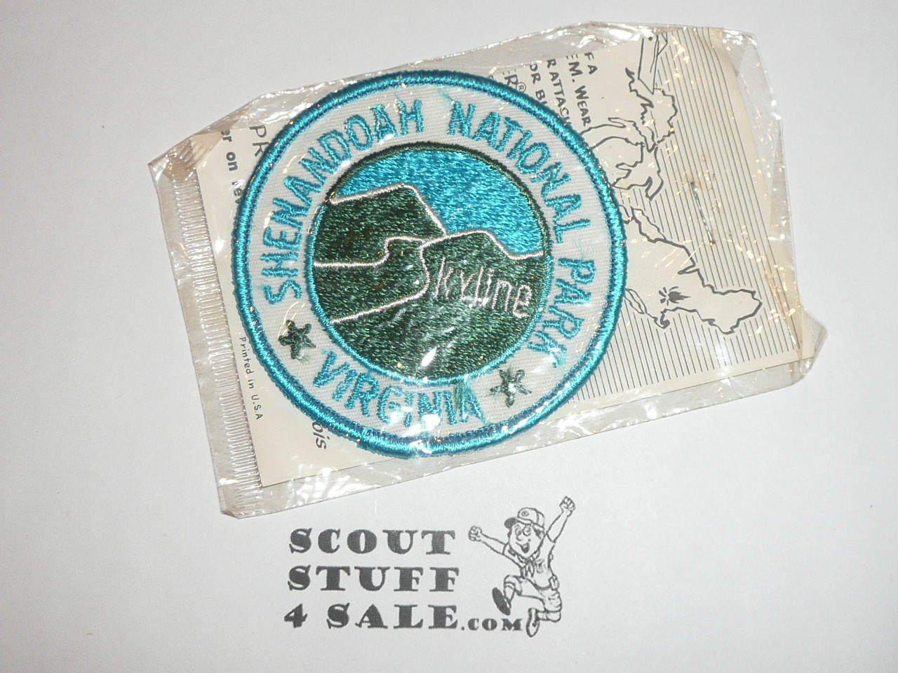Vintage Shenandoah National Park Travel Souvenir Patch
