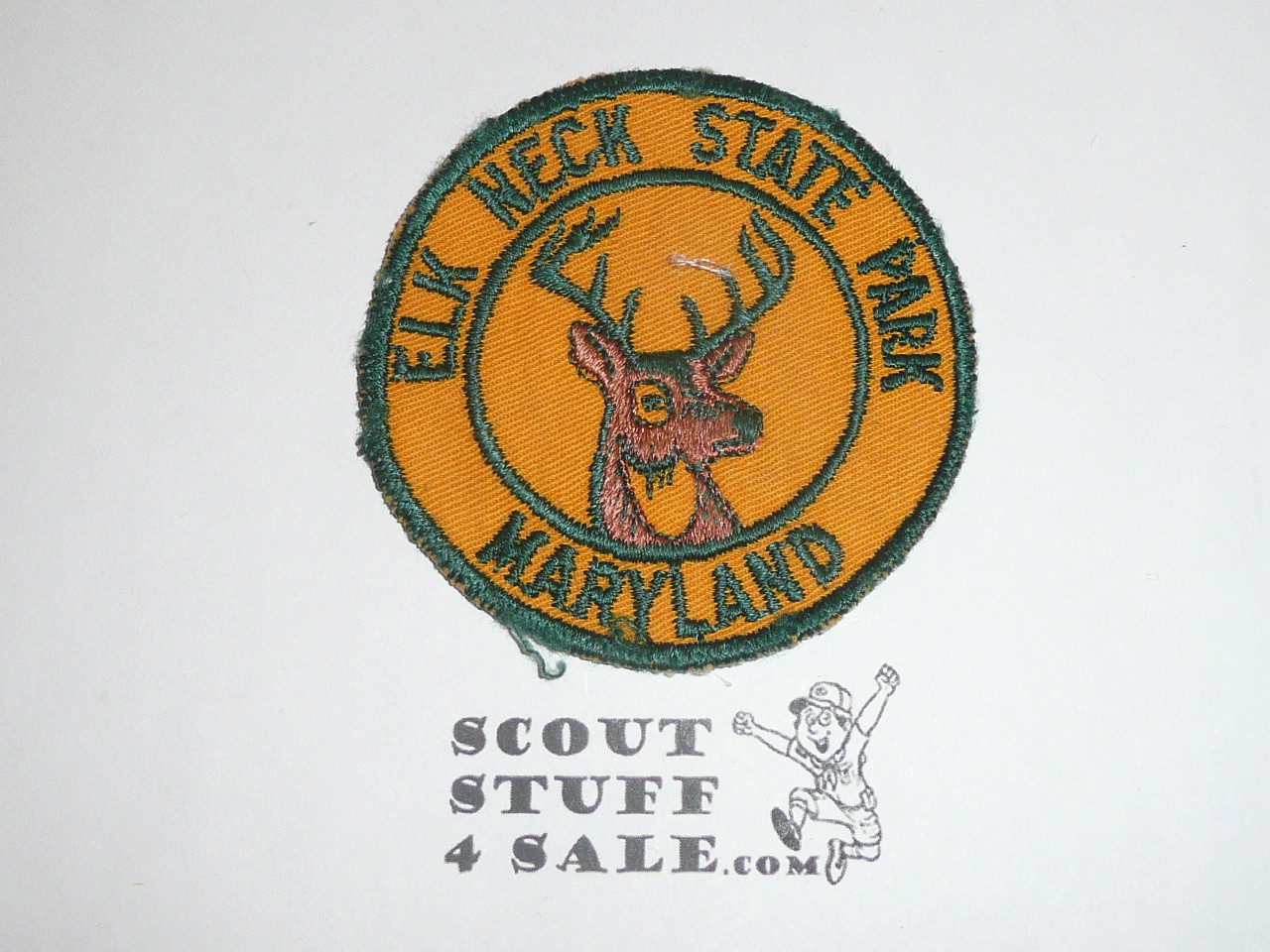 Vintage Elk Neck State Park Maryland Travel Souvenir Patch