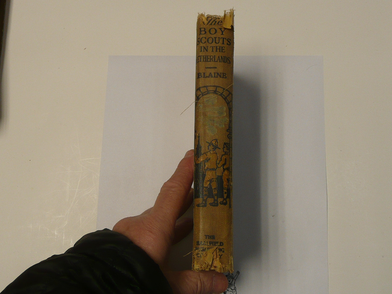 The Boy Scouts In the Netherlands, by Captain John Blaine, 1916 First Edition, Hardbound, Boy Scout Story Book