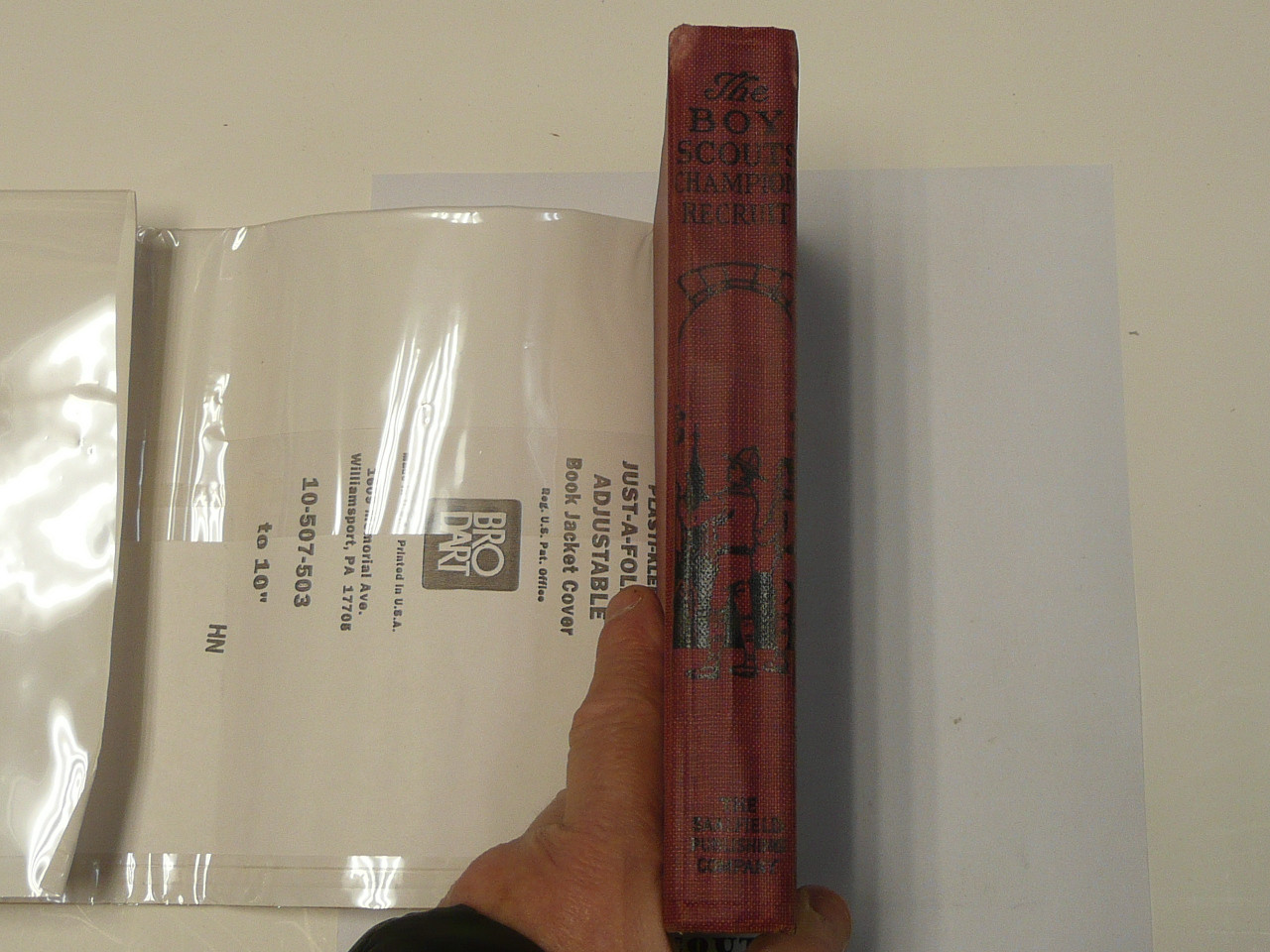 The Boy Scouts' Champion Recruit, by George Durston, 1921 First Edition, Hardbound with Dust Jacket, Boy Scout Story Book