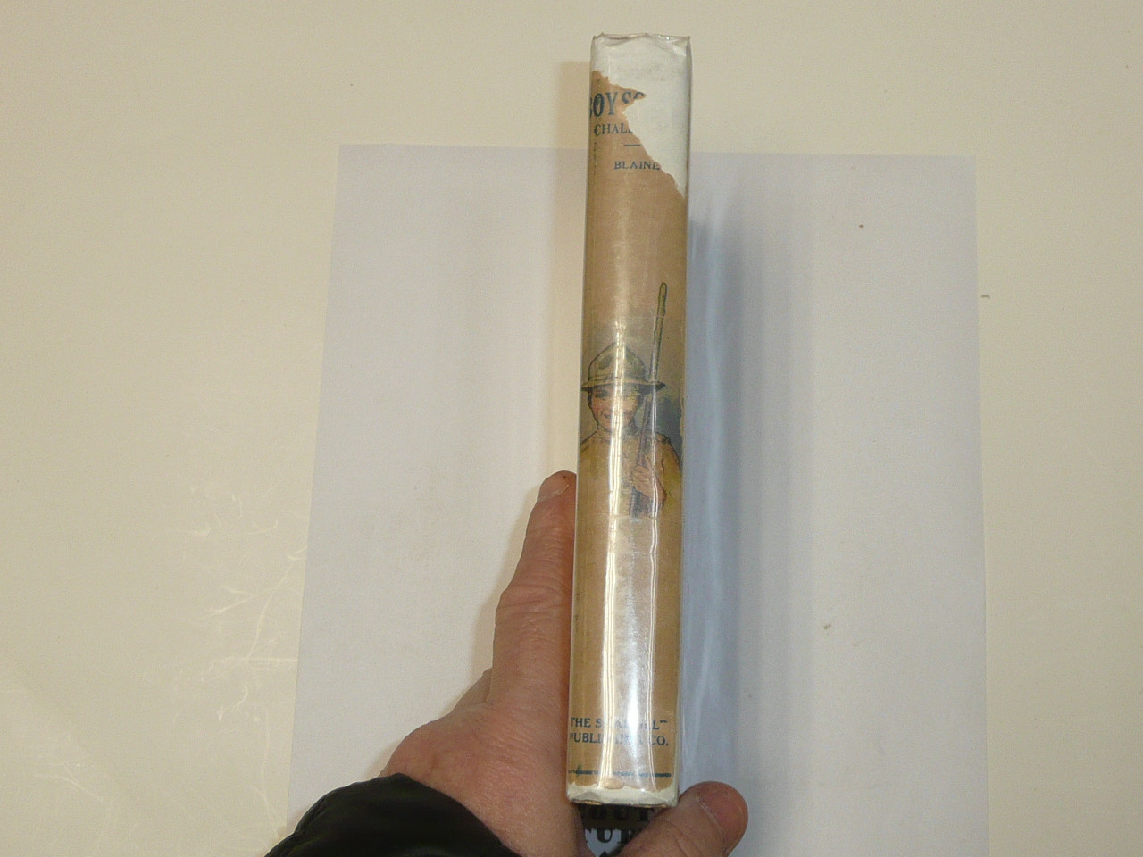 The Boy Scouts' Challenge, by George Durston, 1921 First Edition, Hardbound with Dust Jacket, Boy Scout Story Book