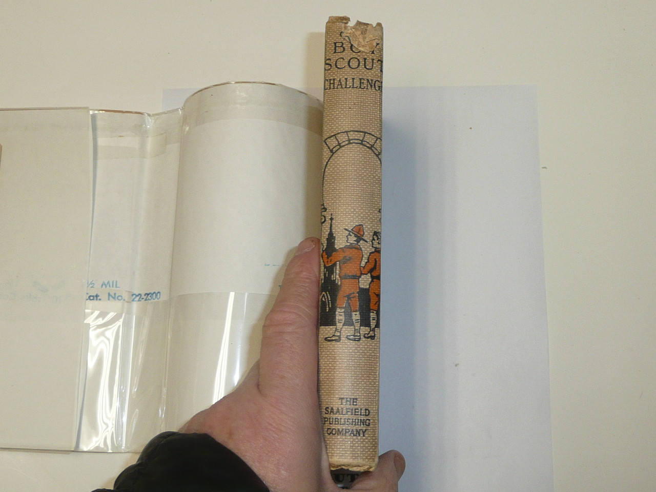 The Boy Scouts' Challenge, by George Durston, 1921 First Edition, Hardbound with Dust Jacket, Boy Scout Story Book