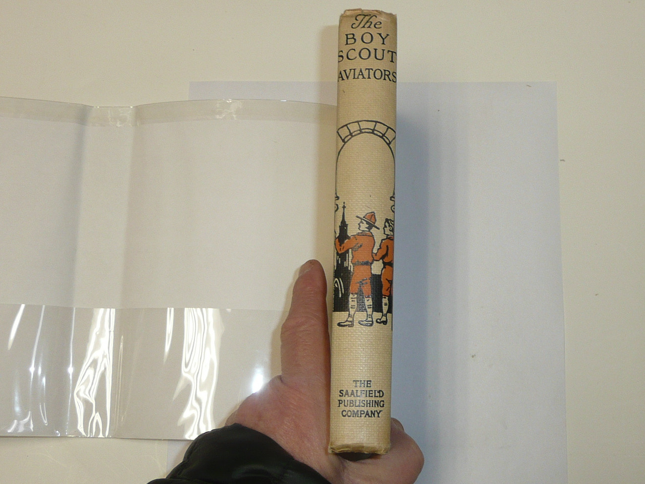 The Boy Scouts Aviators, by George Durston, 1921 First Edition, Hardbound with Dust Jacket, Boy Scout Story Book