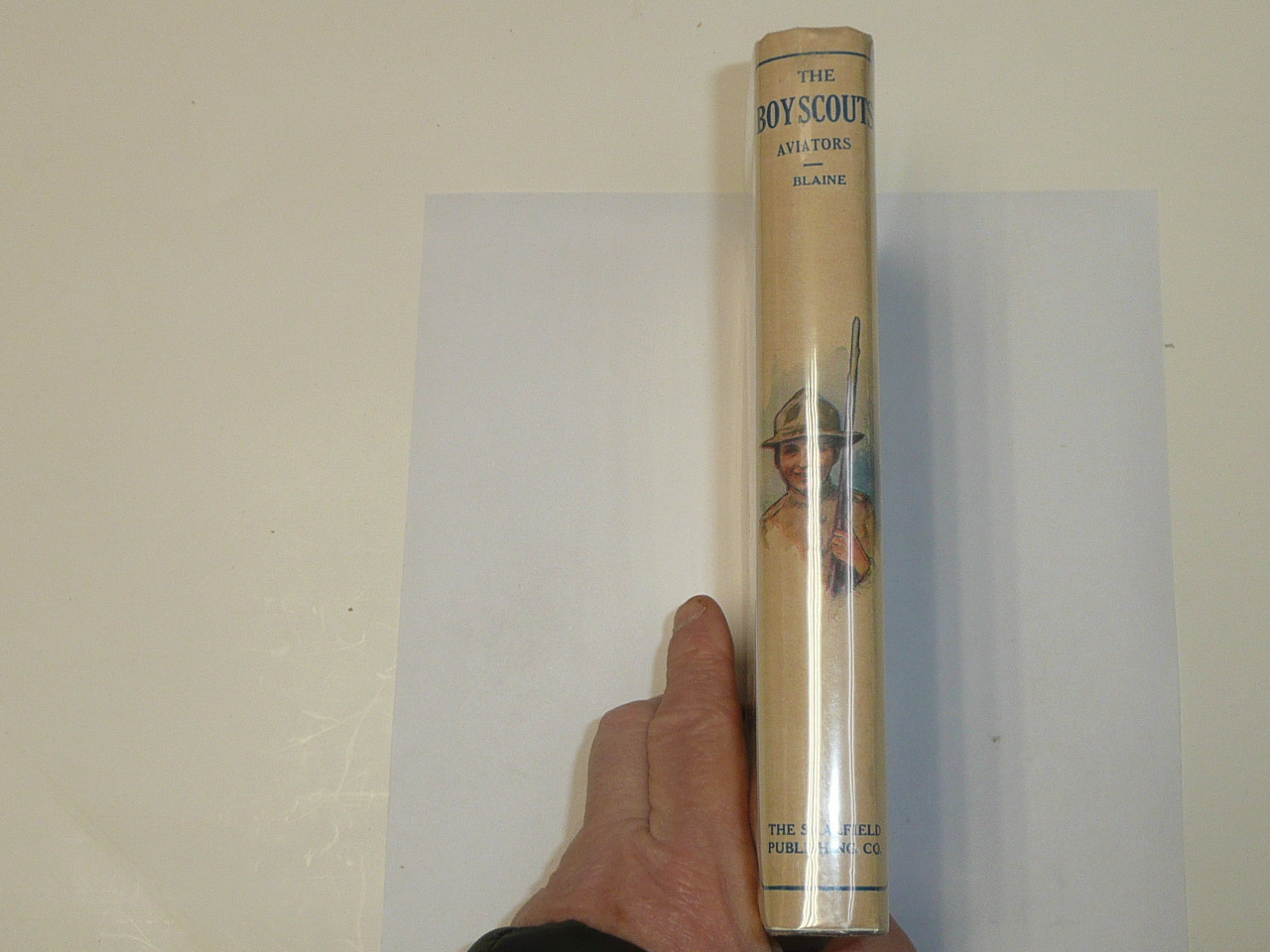 The Boy Scouts Aviators, by George Durston, 1921 First Edition, Hardbound with Dust Jacket, Boy Scout Story Book, #2