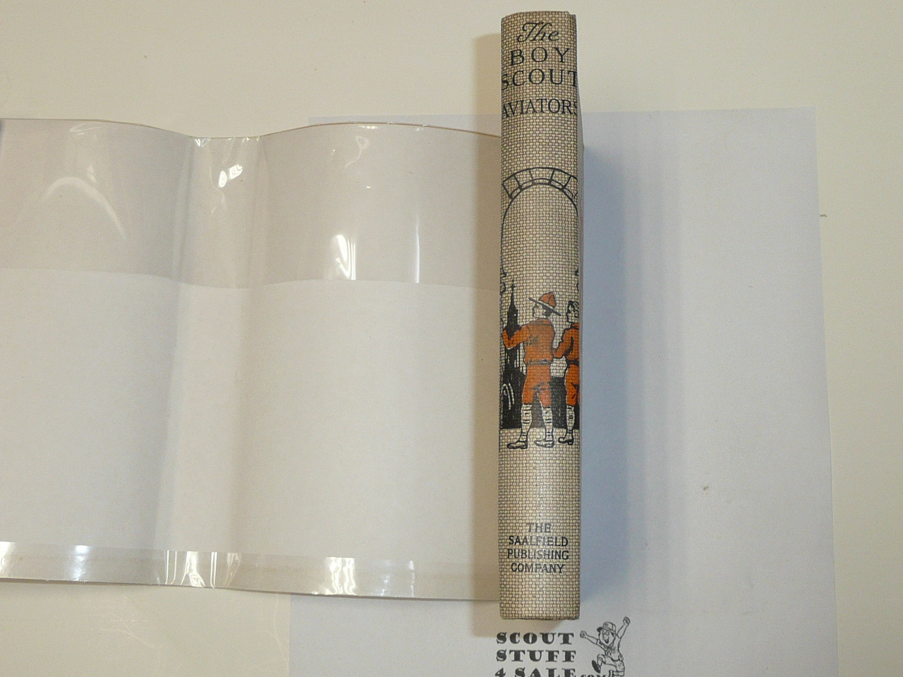 The Boy Scouts Aviators, by George Durston, 1921 First Edition, Hardbound with Dust Jacket, Boy Scout Story Book, #2