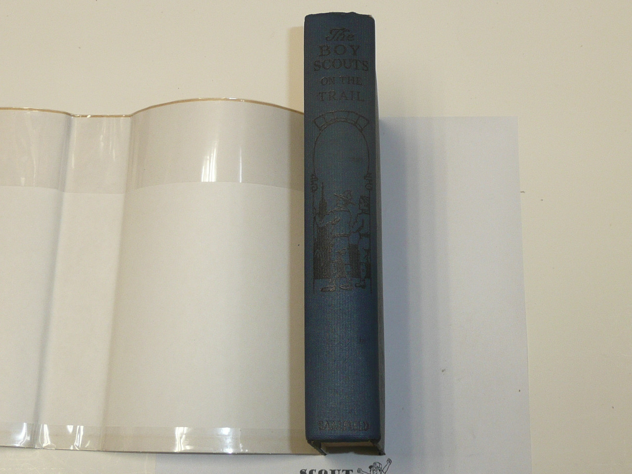 The Boy Scouts on the Trail, by George Durston, 1921 First Edition, Hardbound with Dust Jacket, Boy Scout Story Book