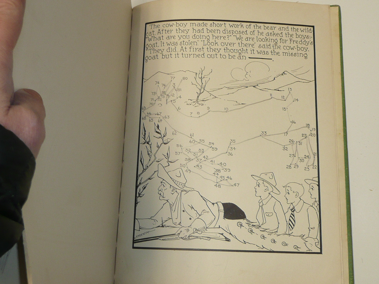 The Great Dot Mystery, by Clifford L. Sherman, 1916, Hardbound, Boy Scout Connect the Dot Activity Book, VERY RARE