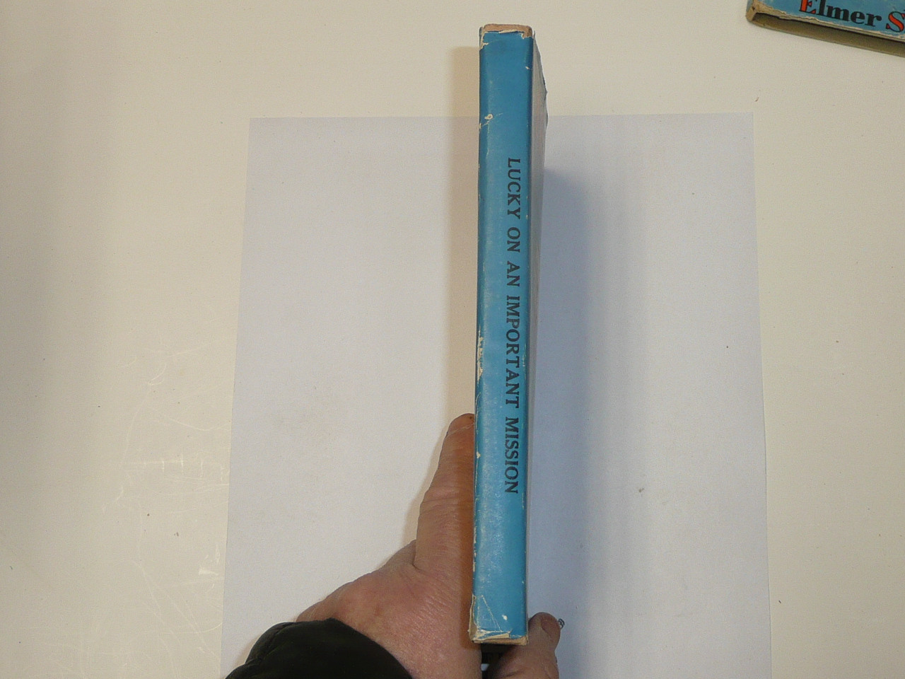 Lucky On an Important Mission, by Elmer Sherwood, 1922, Hardbound with Dust Jacket, Boy Scout Story Book