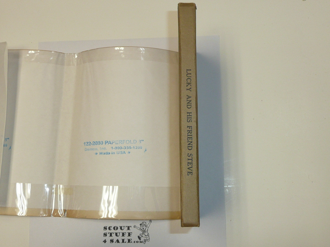 Lucky and His Friend Steve, by Elmer Sherwood, 1922, Hardbound with Dust Jacket, Boy Scout Story Book