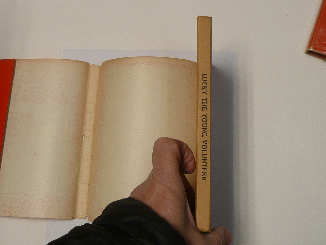 Lucky the Young Volunteer, by Elmer Sherwood, 1920's, Hardbound with Dust Jacket, Boy Scout Story Book