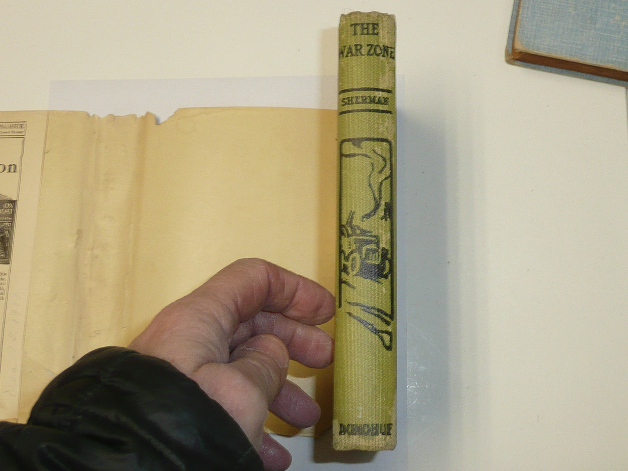 The War Zone of the Kaiser or Boy Scouts of the North Sea, by V. T. Sherman, 1913 First Edition, Hardbound with dust jacket, Boy Scout Story Book