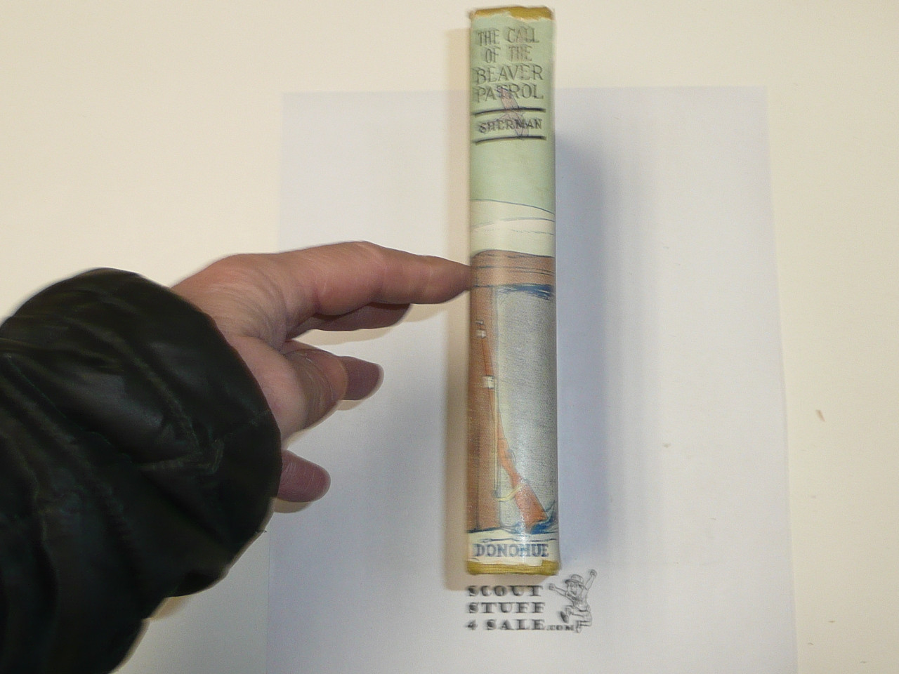 The Call of the Beaver Patrol or A Break in the Glacier, by V. T. Sherman, 1913 First Edition, Hardbound with dust jacket, Boy Scout Story Book