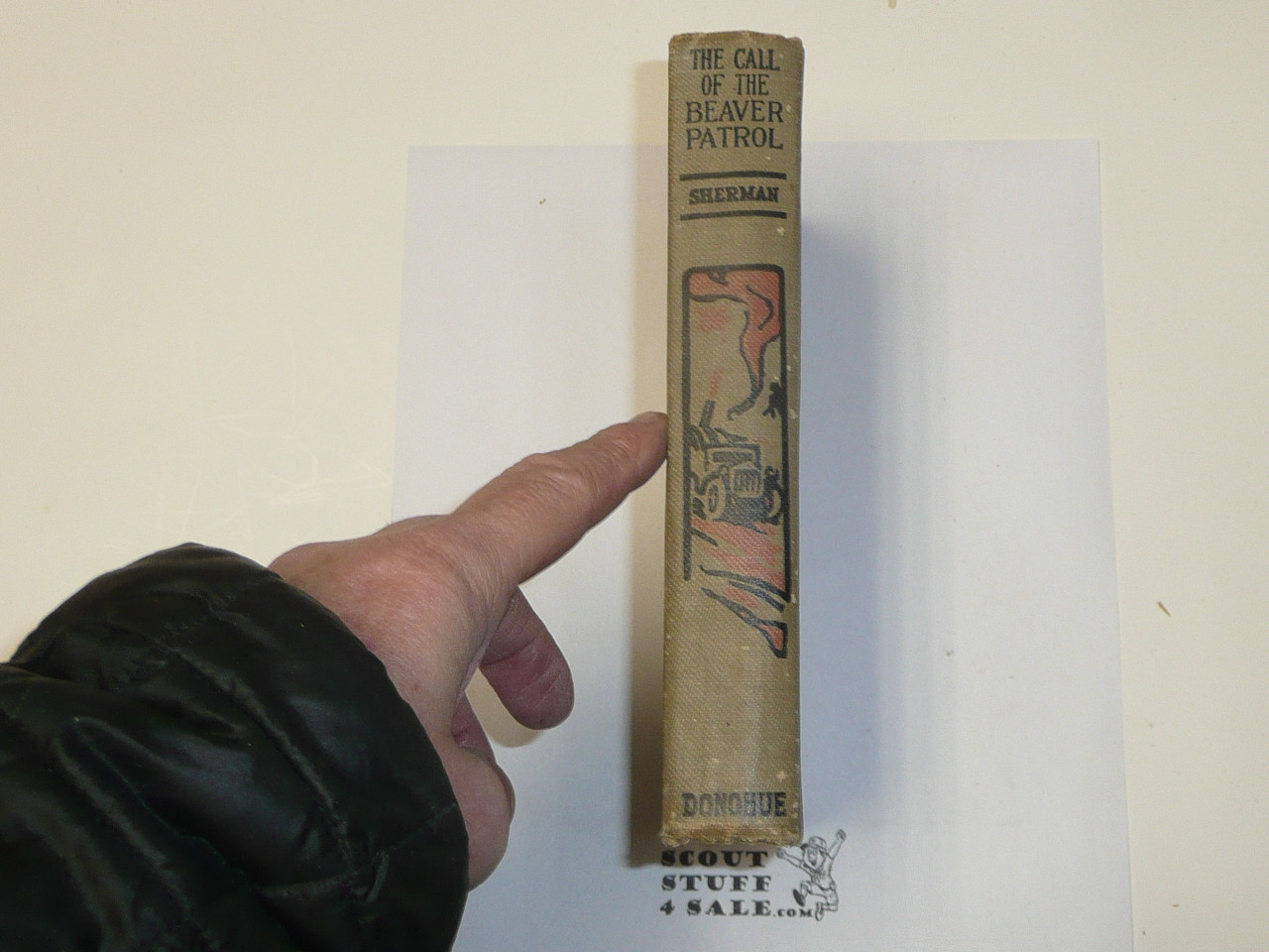 The Call of the Beaver Patrol or A Break in the Glacier, by V. T. Sherman, 1913 First Edition, Hardbound, Boy Scout Story Book