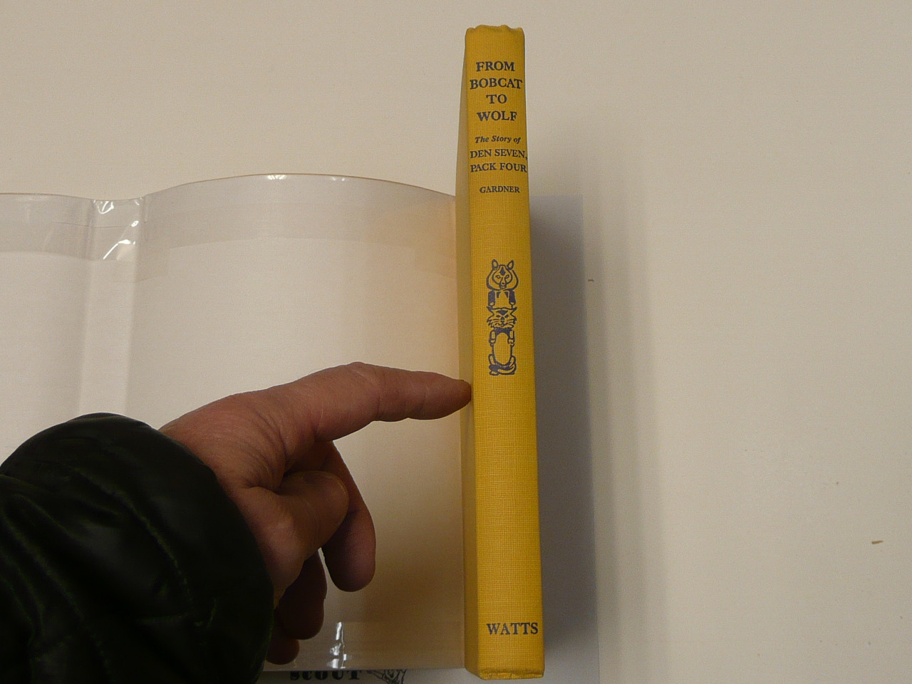 From Bobcat to Wolf the Story of Den Seven Pack Four, by L. S. Gardner, 1952 First Edition, Hardbound with Dust Jacket, Boy Scout Story Book