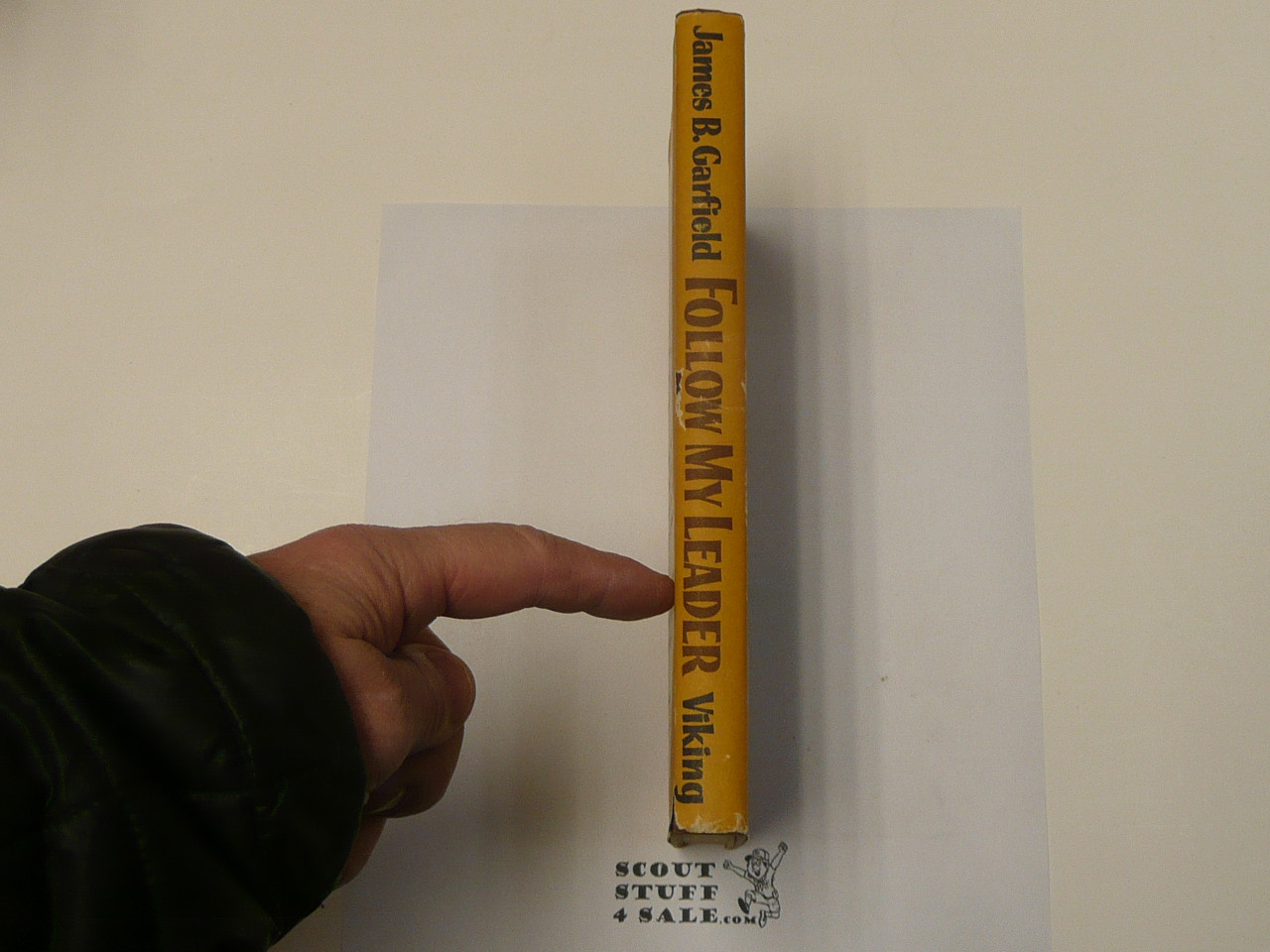 Follow My Leader, by James B. Garfield, 1957 First Edition, Hardbound with dust jacket, Boy Scout Story Book