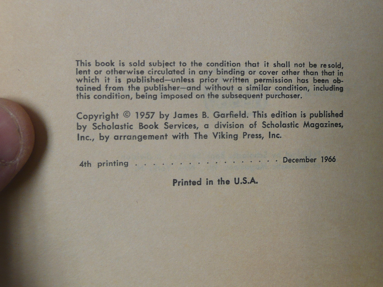 Follow My Leader, by James B. Garfield, 1966, Boy Scout Story Book