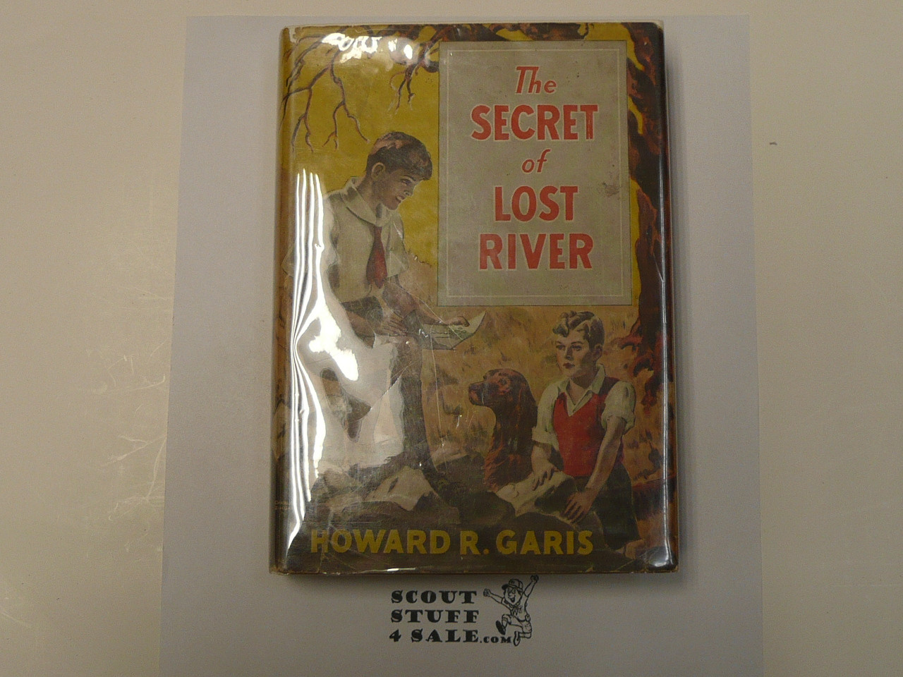 The Secret of Lost River, by Howard R. Garis, 1937 First Edition, Hardbound with dust jacket, Boy Scout Story Book