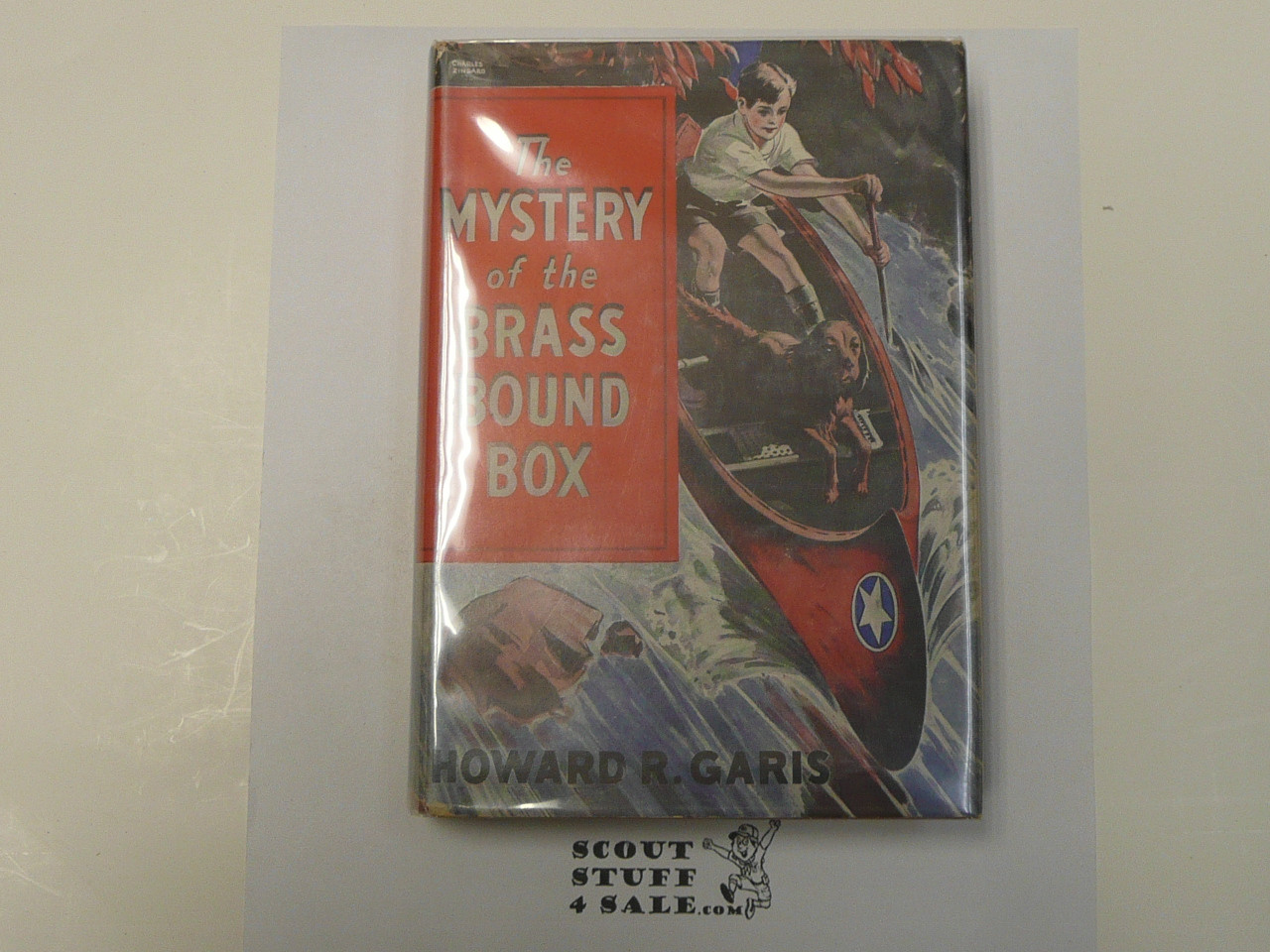 The Secret of the Brass Bound Box, by Howard R. Garis, 1930 First Edition, Hardbound with dust jacket, Boy Scout Story Book