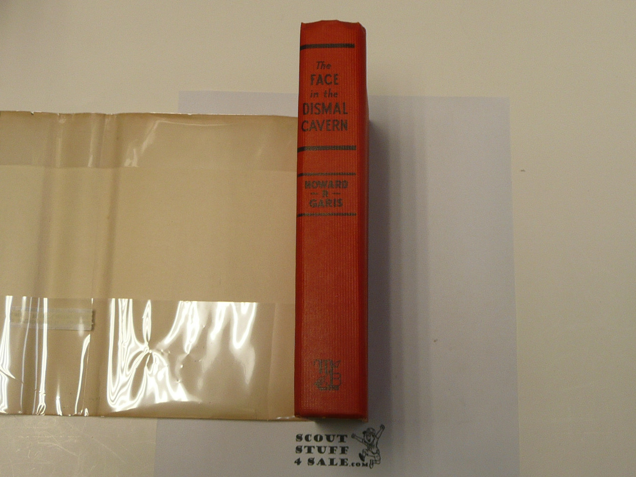 The Face in the Dismal Cavern, by Howard R. Garis, 1937 First Edition, Hardbound with dust jacket, Boy Scout Story Book