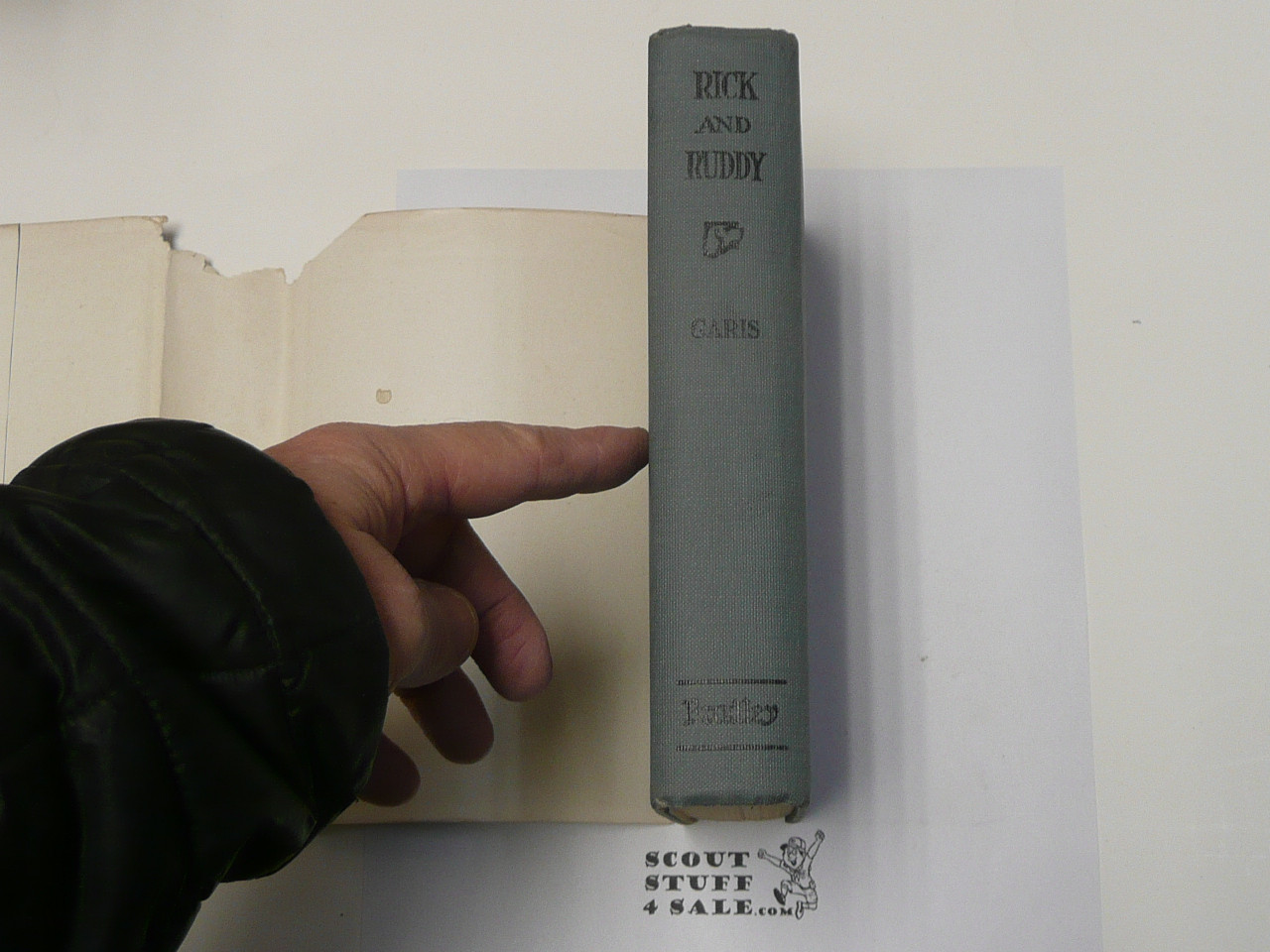 Rick and Ruddy A Boy and His Dog, by Howard R. Garis, 1920 First Edition, Hardbound with dust jacket, Boy Scout Story Book