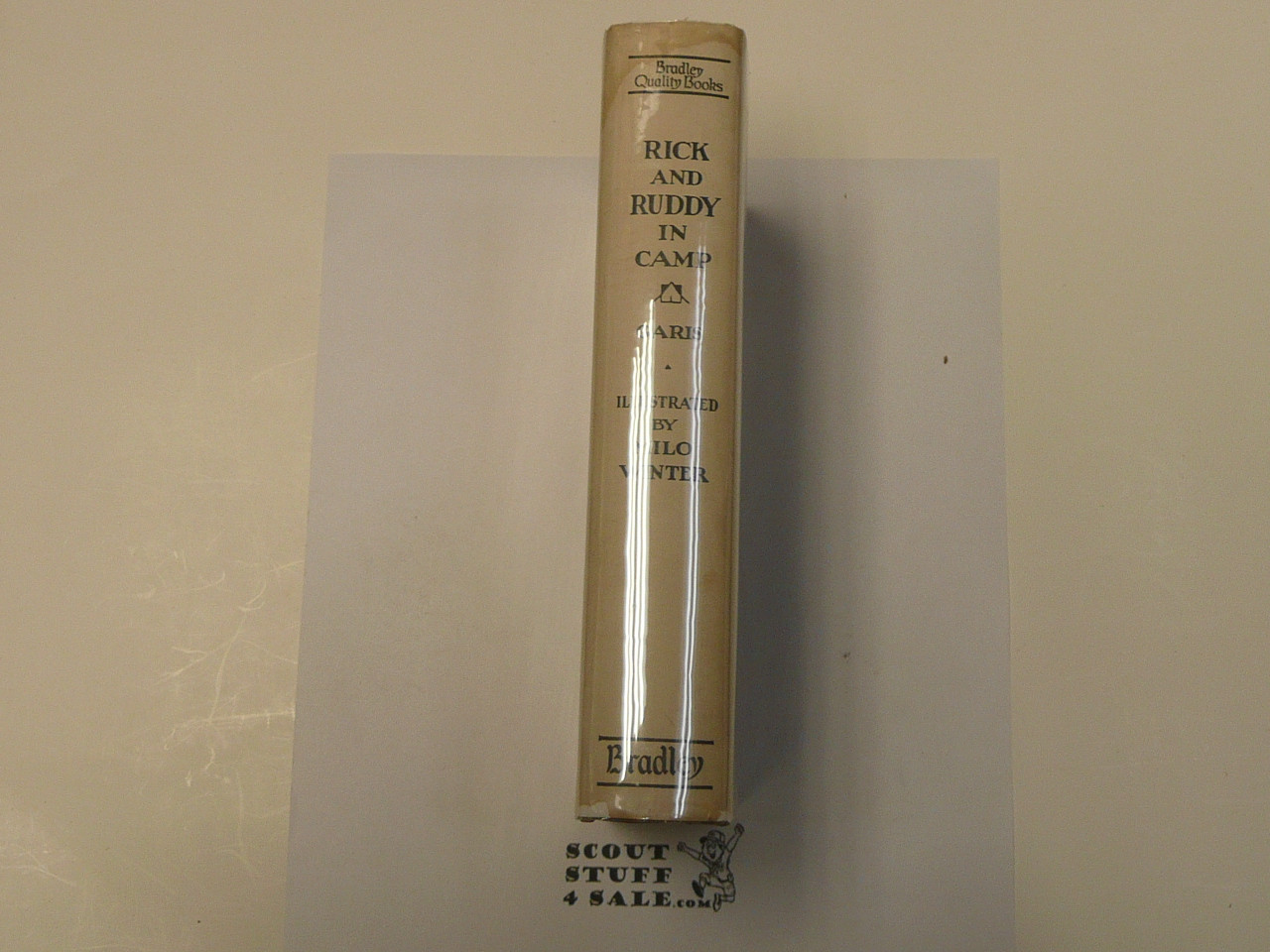 Rick and Ruddy in Camp, by Howard R. Garis, 1921 First Edition, Hardbound with dust jacket, Boy Scout Story Book