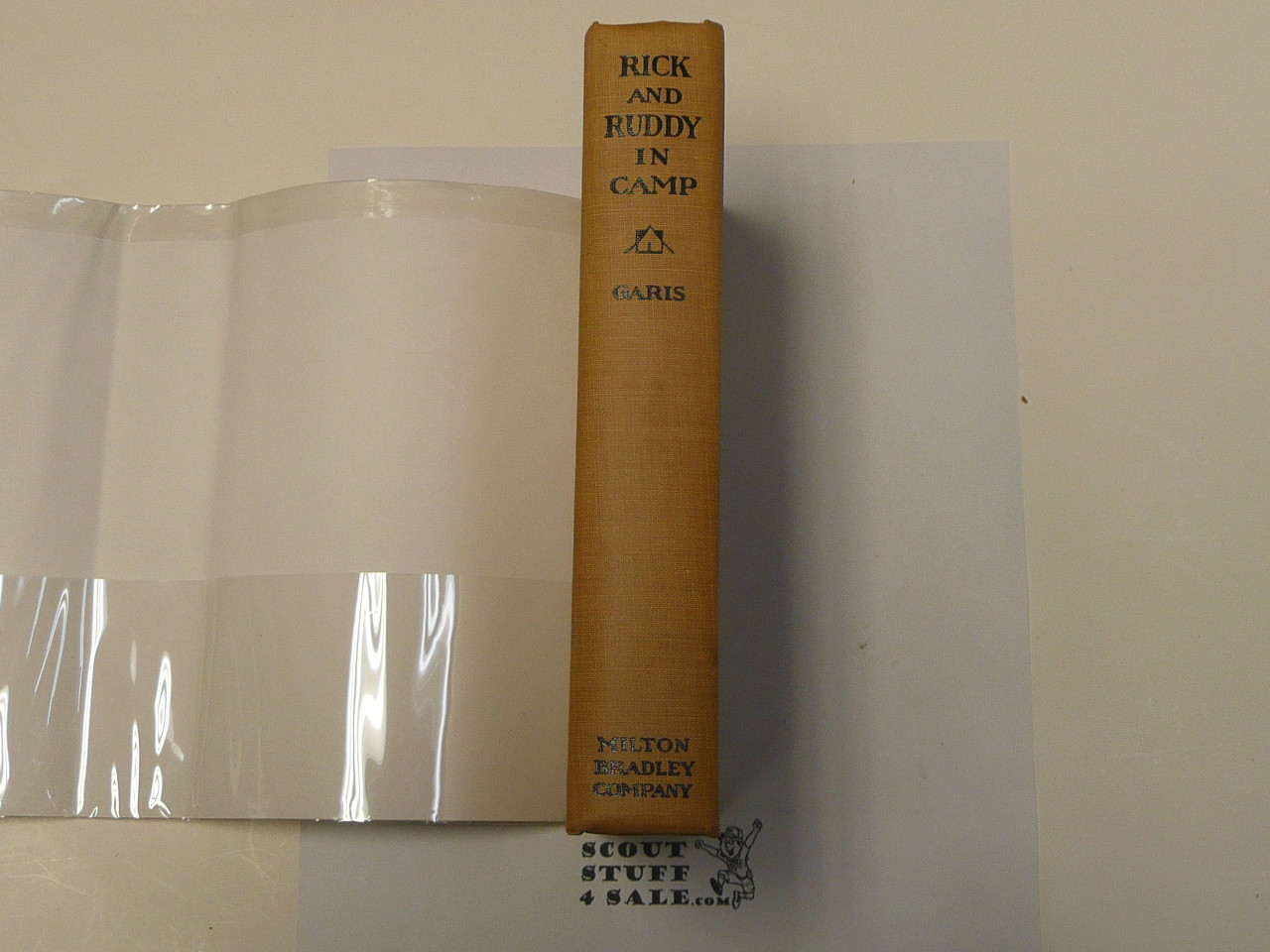 Rick and Ruddy in Camp, by Howard R. Garis, 1921 First Edition, Hardbound with dust jacket, Boy Scout Story Book
