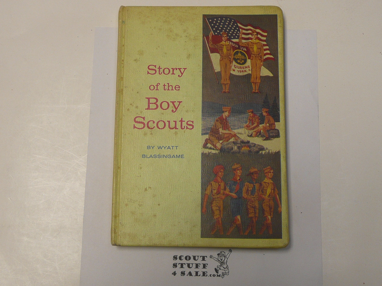 Story of the Boy Scouts, By Wyatt Blassingame, 1968, Hardbound