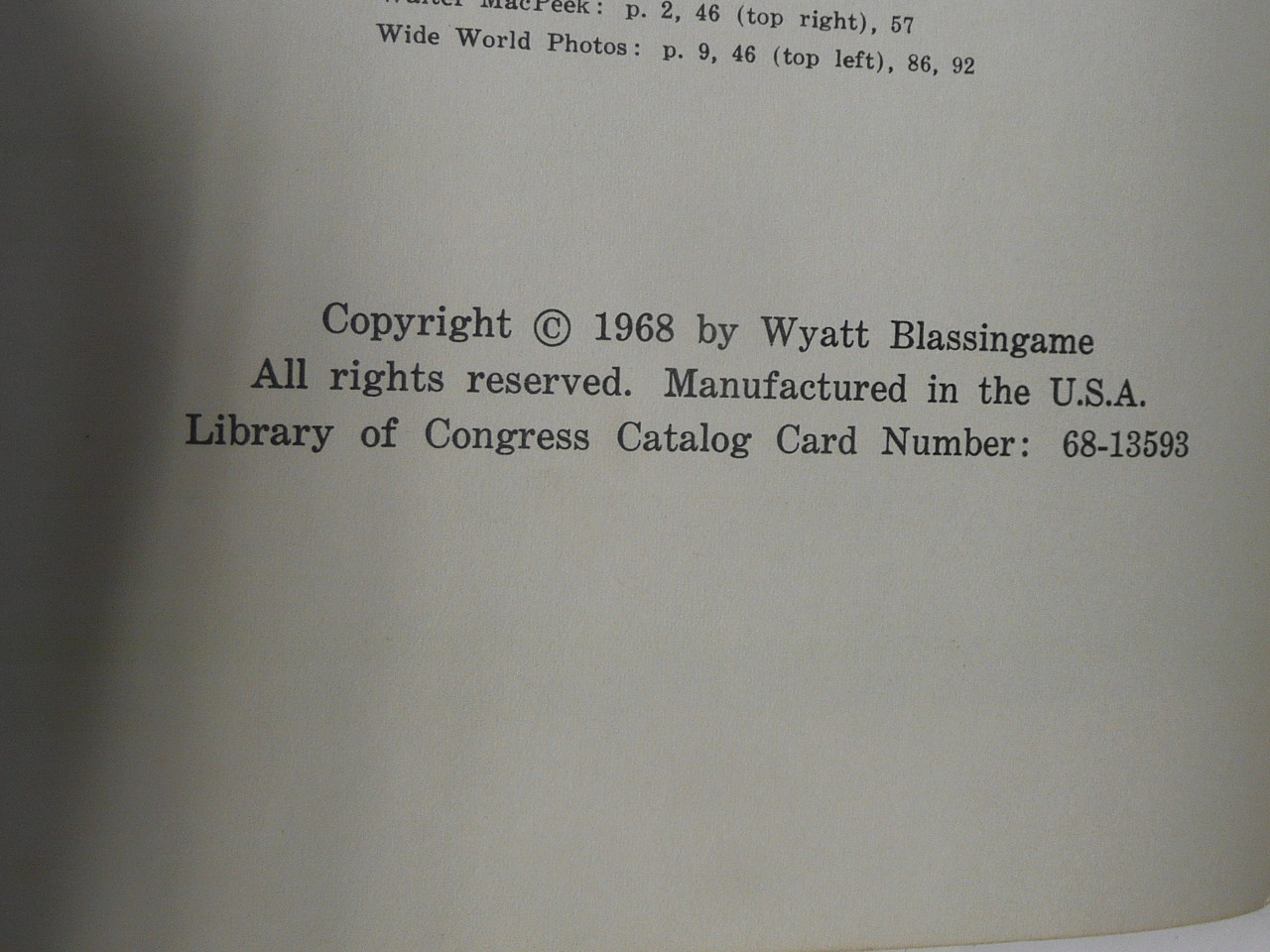 Story of the Boy Scouts, By Wyatt Blassingame, 1968, Hardbound