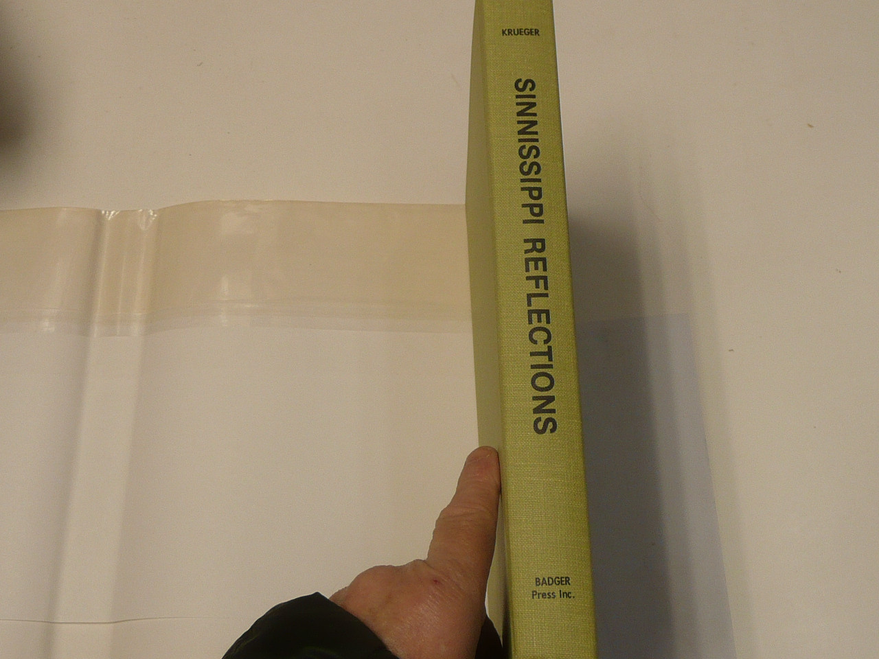 Sinnissippi Reflections, History of Sinnissippi Council, Boy Scouts of America, By Martin A Krueger, 1979, Hardbound with dust jacket, signed by the author