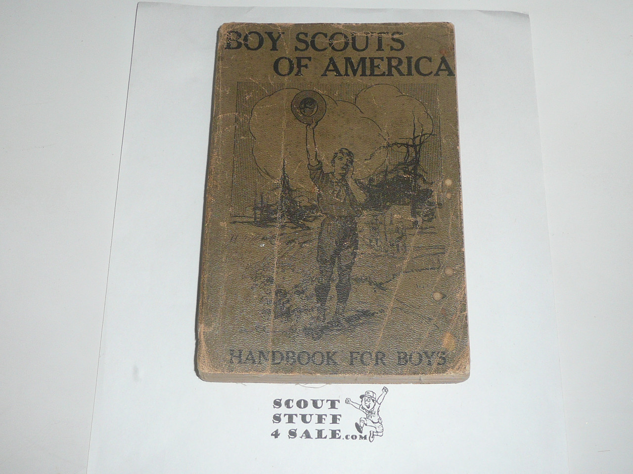 1911 Boy Scout Handbook, First Edition, First Printing, 400 Pages, Very Good Condition, Covers are very nice, the spine is linen for under 1" at the bottom, Great Example!