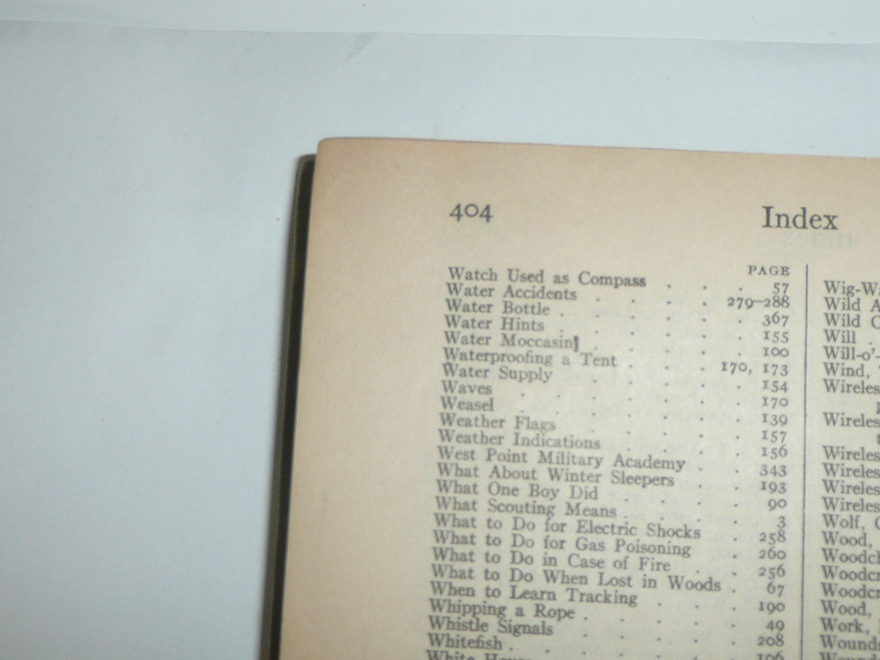 1911 Boy Scout Handbook, First Edition, Second Printing, Hardbound, 404 numbered Pages, Lite wear