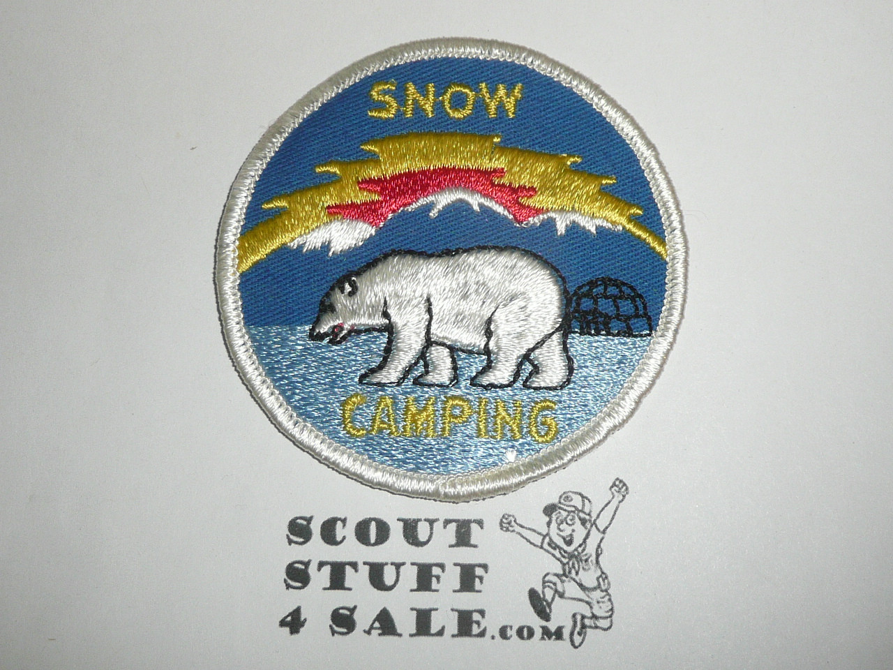 Snow Camping Patch, Generic BSA issue