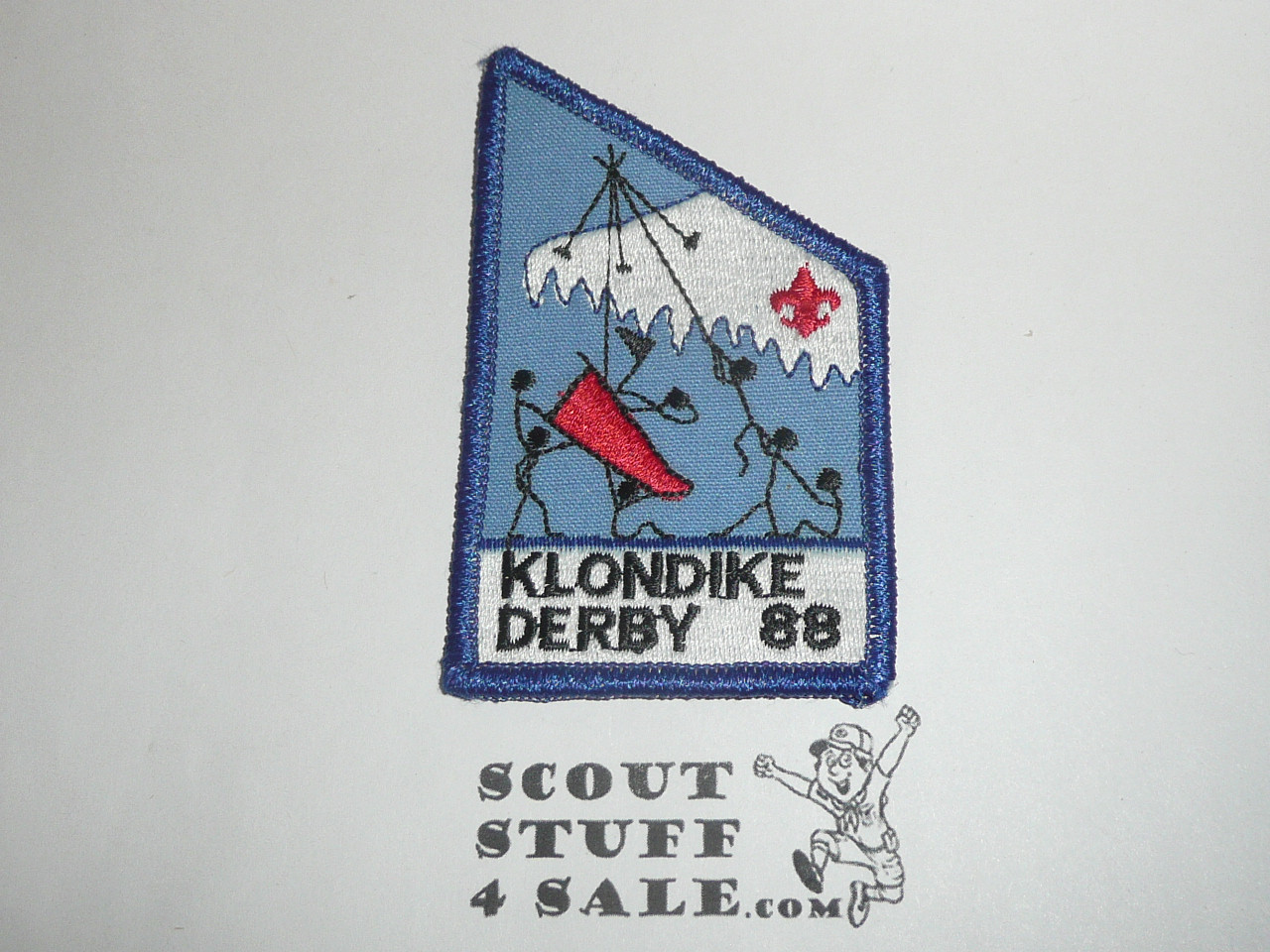 Klondike Derby Patch, Generic BSA Issue, 1988, blue bdr