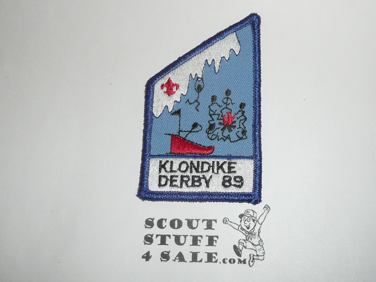 Klondike Derby Patch, Generic BSA Issue, 1989, blue bdr