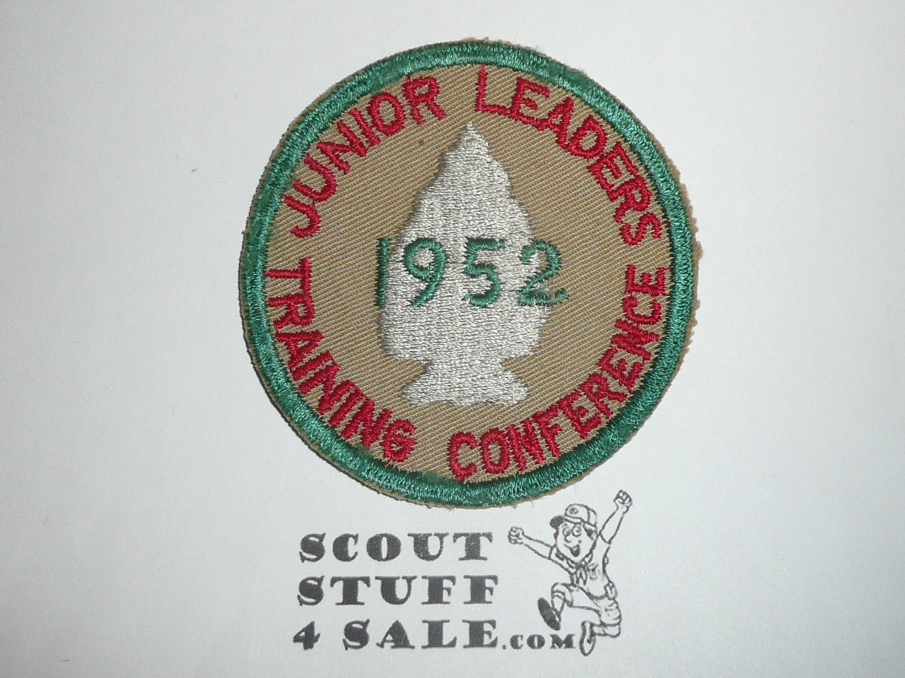 1952 Junior Leaders Training Conference Patch, Generic BSA issue