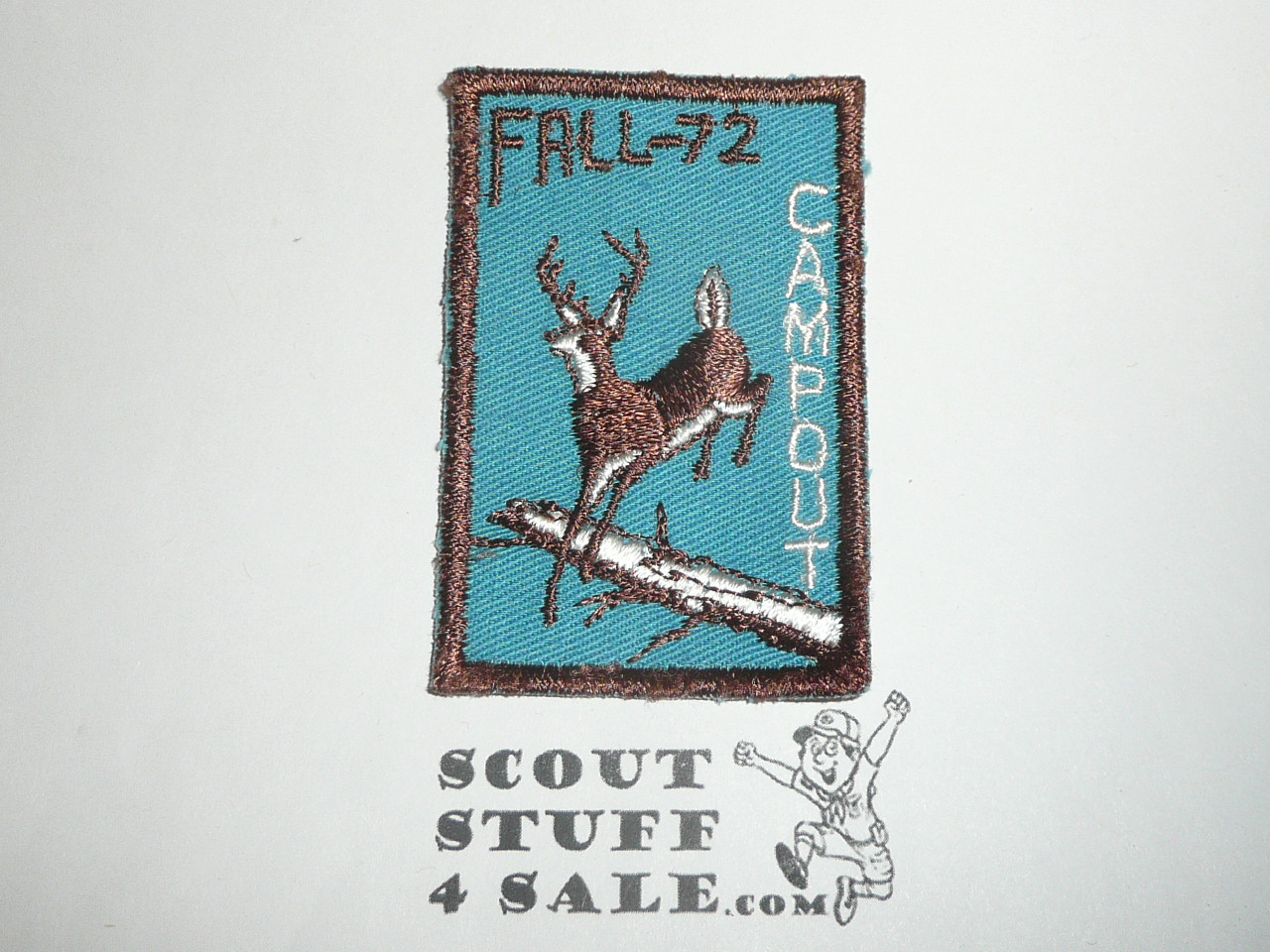 Fall 1972 Campout, BSA Generic Patch, blue twill