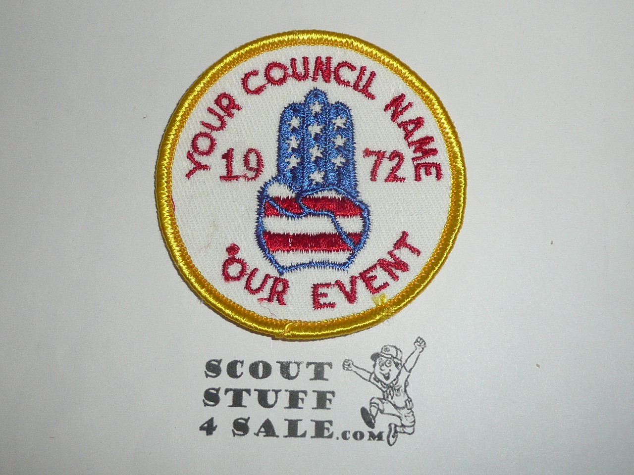 Your Council Name Sample Patch, 1972 Your Event