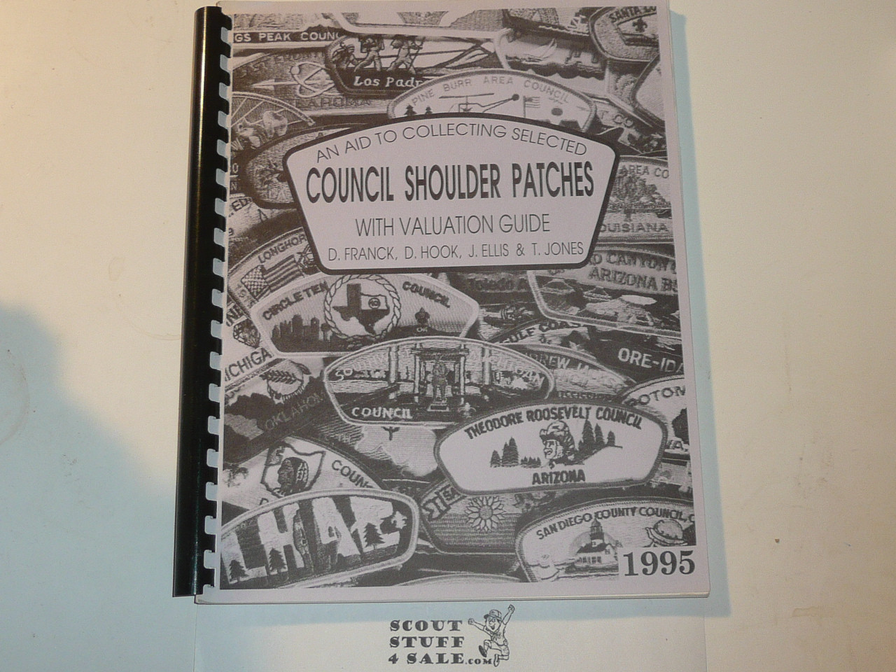 An Aid to Collecting Selected Council Shoulder Patches with Valuations, by Franck Hook Ellis Jones, 1995