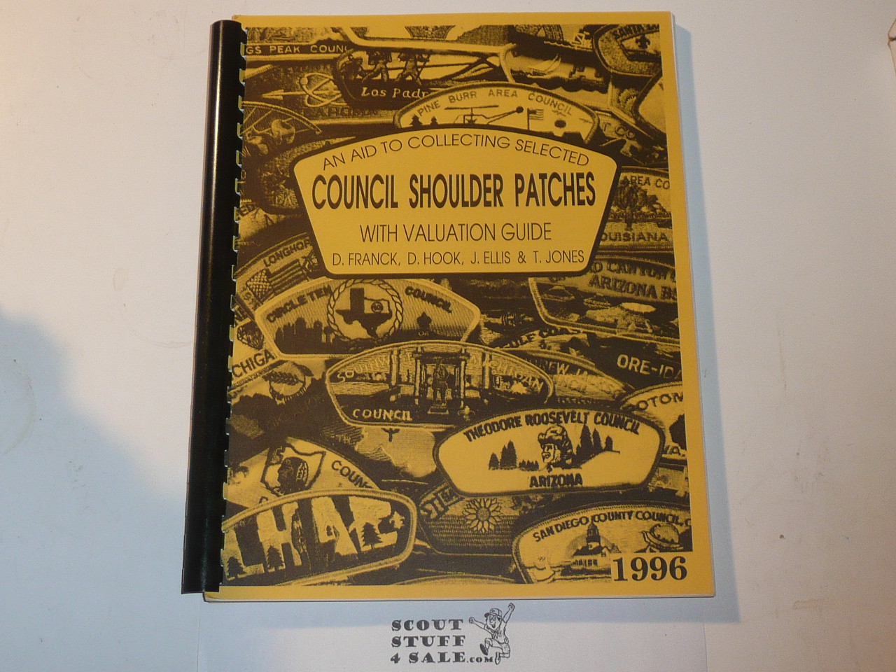 An Aid to Collecting Selected Council Shoulder Patches with Valuations, by Franck Hook Ellis Jones, 1996