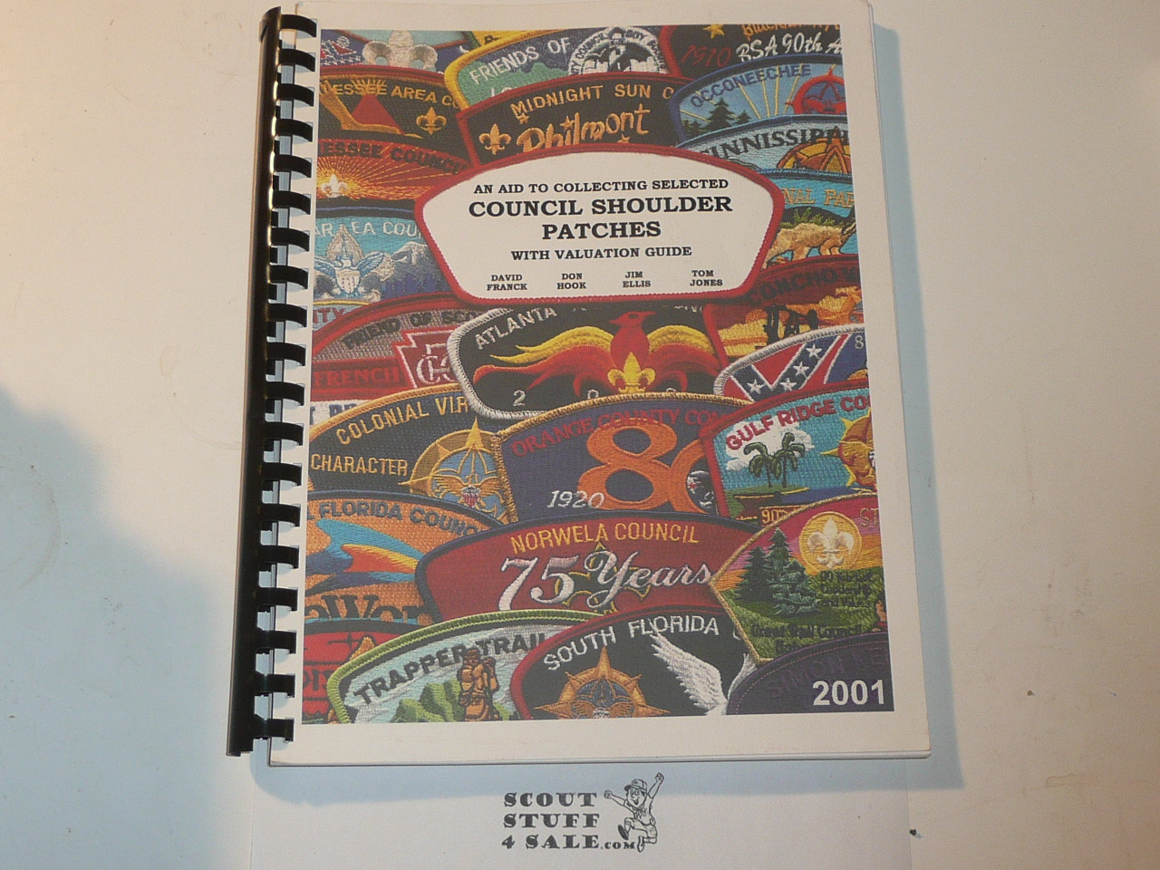 An Aid to Collecting Selected Council Shoulder Patches with Valuations, by Franck Hook Ellis Jones, 2001