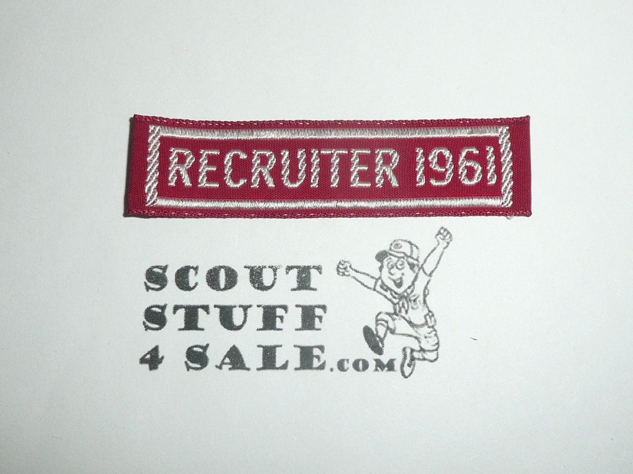 1961 Woven Recruiter Patch