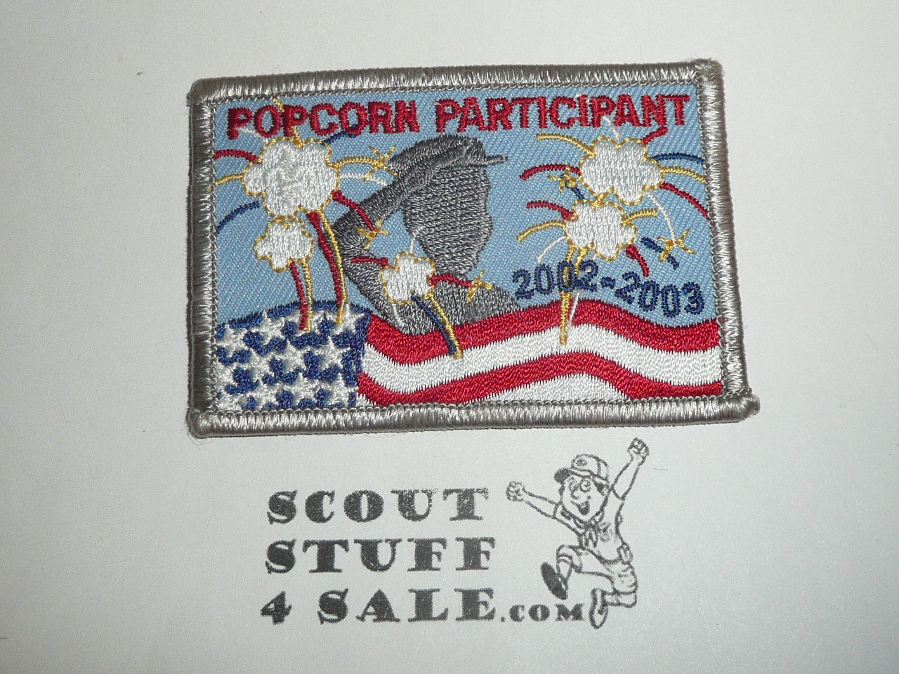 Popcorn Participant 2002-2003 Patch, Generic BSA Activity