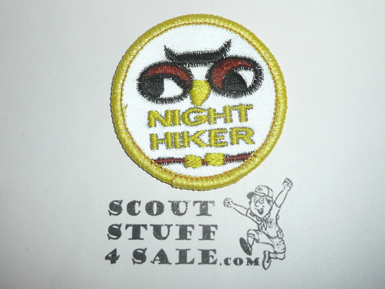 Night Hiker Patch, Generic BSA Activity, eyes
