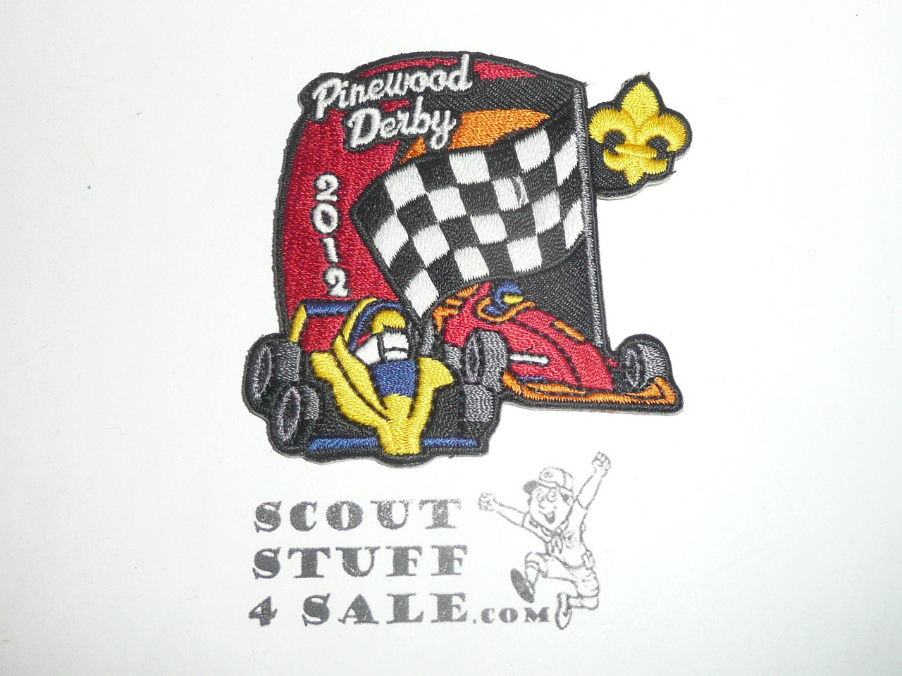 Pinewood Derby 2012 Patch, Generic BSA Cub Scout Patch